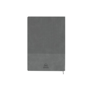 MAK Holland - Set Notepad Recycled PU. Flexible Cover. 96 Sheets. Recycled Aluminium Pen. Rubber Finish - Img 7