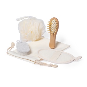 MAK Seido - Bathroom Set 4 Accessories. Cotton Pouch - Img 2