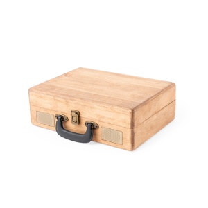 MAK Vinilux - Record Player Wood Bluetooth Connection. Sound Power 3Wx2. Battery 1200 mAh