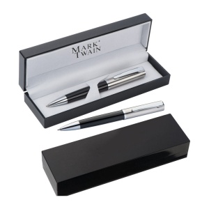 MC Mark Twain ball pen acrylic box
