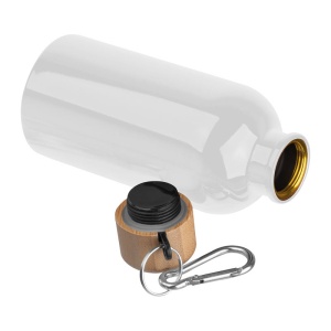 MC Sticlă din oţel inoxidabil cu carabină, 400ml