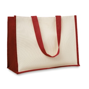 MO CAMPO DE FIORI - Jute and canvas shopping bag - Img 1
