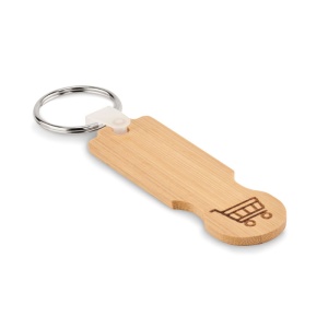 MO COMPRAS - Bamboo euro token key ring - Img 2
