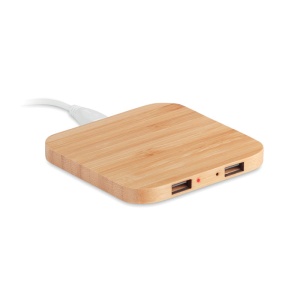 MO CUADRO - Încărcător wireless din bambus - Img 2