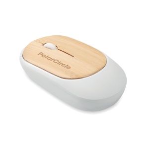 MO CURVY BAM - Wireless mouse in bamboo