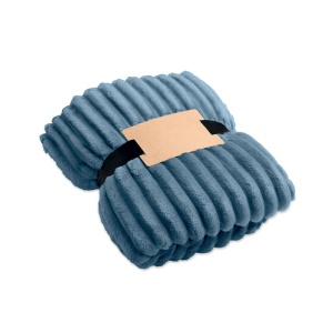 MO NIEVE RPET fleece striped blanket - Img 3