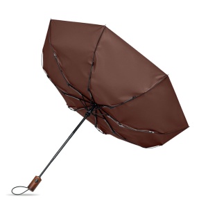 MO RAYNA FOLD 21" auto umbrella wood handle - Img 9