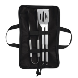 MO SHAKES 3 Barbecue tools in pouch
