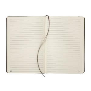 Notebook with cover made from fruit scraps and elastic closing band - Img 4