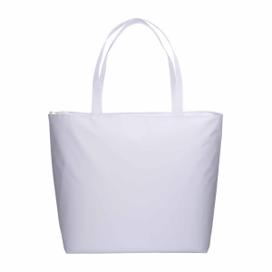 ON™ 300D polyester beach bag with long handles and zip closure