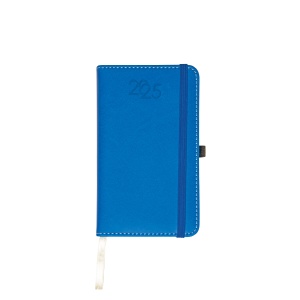ON™ Daily diary 2025 with cover with edge stitching, pen holder and white paper