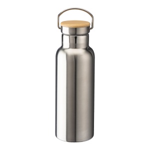 ON™ Double wall stainless steel insulating vacuum flask with bamboo lid (500 ml)
