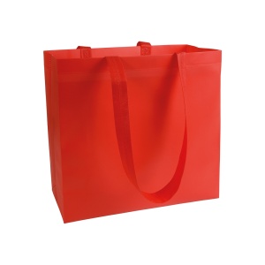 ON™ Laminated non-woven fabric shopping bag with gusset and long handles
