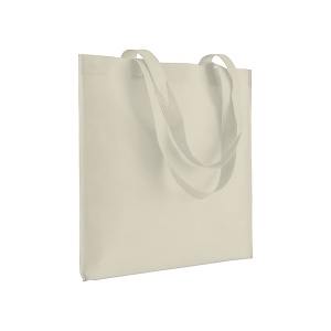 ON™ Heat-sealed 70 g/m2 non-woven fabric shopping bag, long handles