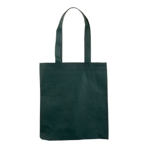 ON™ Heat-sealed 80 g/m2 non-woven fabric shopping bag with gusset and long handles