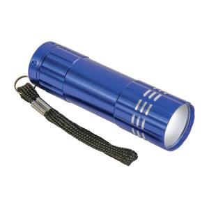 ON™ Aluminium COB LED (Chip On Board) torch with string (batteries NOT included)