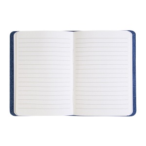 ON™ R-PET cover notebook with elastic, 50 white ruled sheets