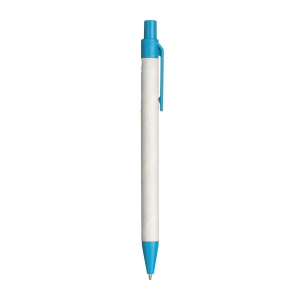 ON™ Recycled paper snap pen with coloured PLA details
