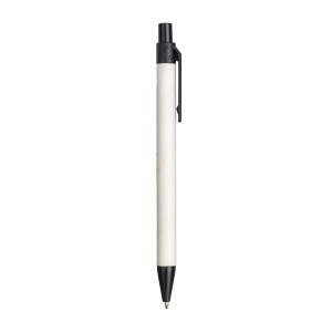 ON™ Recycled paper snap pen with coloured PLA details