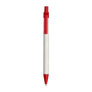 ON™ Recycled paper snap pen with coloured PLA details