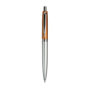 ON™ Plastic snap pen with two-tone barrel and metal clip