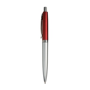 ON™ Plastic snap pen with two-tone barrel and metal clip