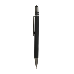 ON™ Snap pen with rubberised grip with trim rings with touch screen