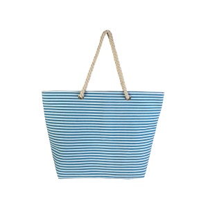 ON™ Polyester beach bag with bottom gusset and zippered closure