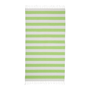 ON™ Recycled cotton fringed beach towel, size 90x170 cm