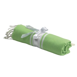 ON™ Fouta beach towel/sarong, 90 % cotton, 10 % polyester with fringe, 90 x 170 cm