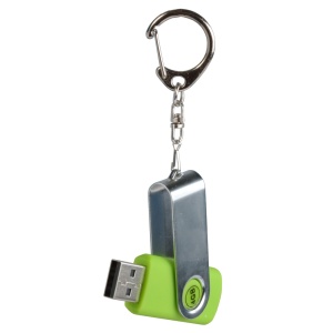 ON™ Rotatable, 4 GB, rubberised ABS/metal pen drive. Upload on request with delivery in 2 week