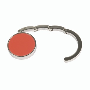 ON™ Round metal bag hook, dual-magnet reinforced closure, in a black box