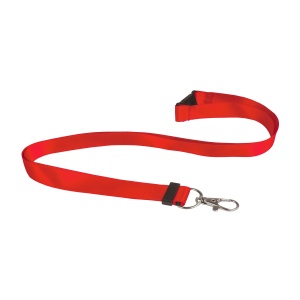 ON™ Satin lanyard with safety release clasp