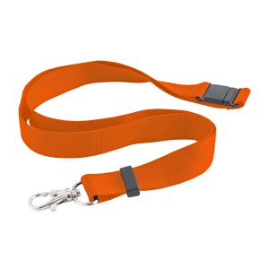 ON™ Lanyard with snap hook and safety release clasp
