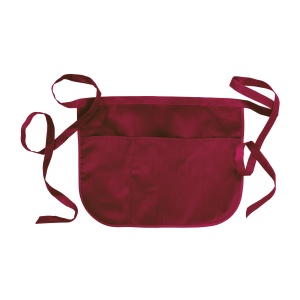 ON™ 20% cotton/80% polyester (180 g/m2) bartender apron with 3 front pockets, 49 x 34 cm