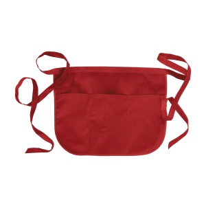 ON™ 20% cotton/80% polyester (180 g/m2) bartender apron with 3 front pockets, 49 x 34 cm