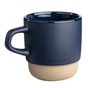 ON 320 ml ceramic mug. Stackable. With matte exterior and glossy interior - Img 3