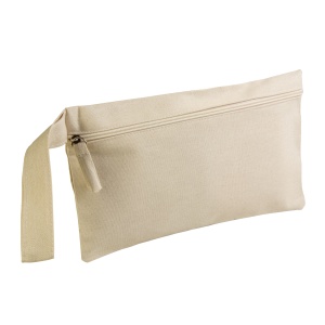 ON Cotton document holder with zip closure and practical handle