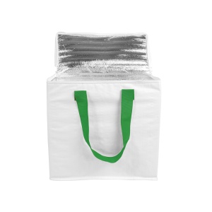 ON Geantă frigorifică din PP laminat 120 g/m2, mânere colorate, închidere cu fermoar - Img 14