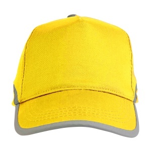 ON High-visibility, cotton 5-panel cap with reflective strips and adjustable velcro strap - Img 4