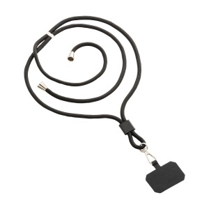ON Polyester cell phone lanyard with tag for personalization
