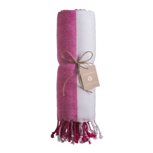 ON Prosop de plajă/Fouta din bumbac reciclat, 180 g/m2, certificat GRS - Img 12