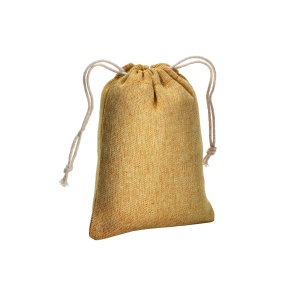 ON Pungă cadou din bumbac reciclat, 150 g/m2, 10 x 14 cm - Img 1
