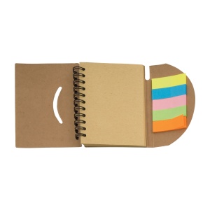 ON Recycled-paper ring-bound notepad (60 pages) with sticky notes - Img 2