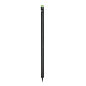 ON Sharpened cylinder pencil with colored eraser