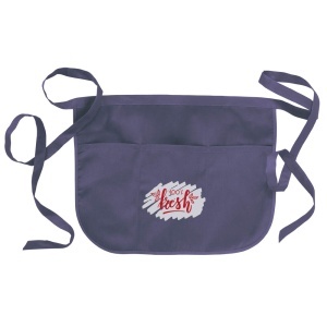 ON Șorț de barman 20% bumbac/80% poliester (180 g/m2) cu 3 buzunare frONtale, 49 x 34 cm - Img 7