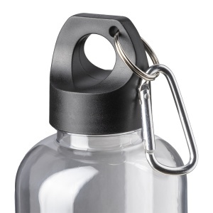 ON Sticlă transparentă din PET reciclat 580 ml. Capac de plastic cu carabină. - Img 9
