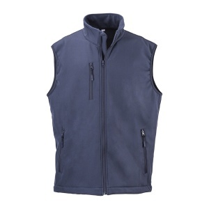 ON Vestă softshell cu interior din fleece, două buzunare laterale și un buzunar la piept, închidere cu fermoar