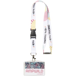 PF™ Balta sublimation lanyard with safety breakaway and buckle