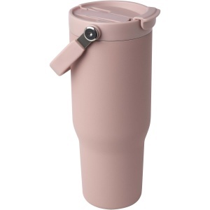PF™ Bronx pahar termoizolant 900 ml din oțel inoxidabil reciclat RCS cu izolație cupru și capac multifuncțional - Img 1